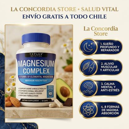 Pack Dúo Día y Noche | Magnesio Complex 8 + Thyroid Support - Protocolo Vital Completo