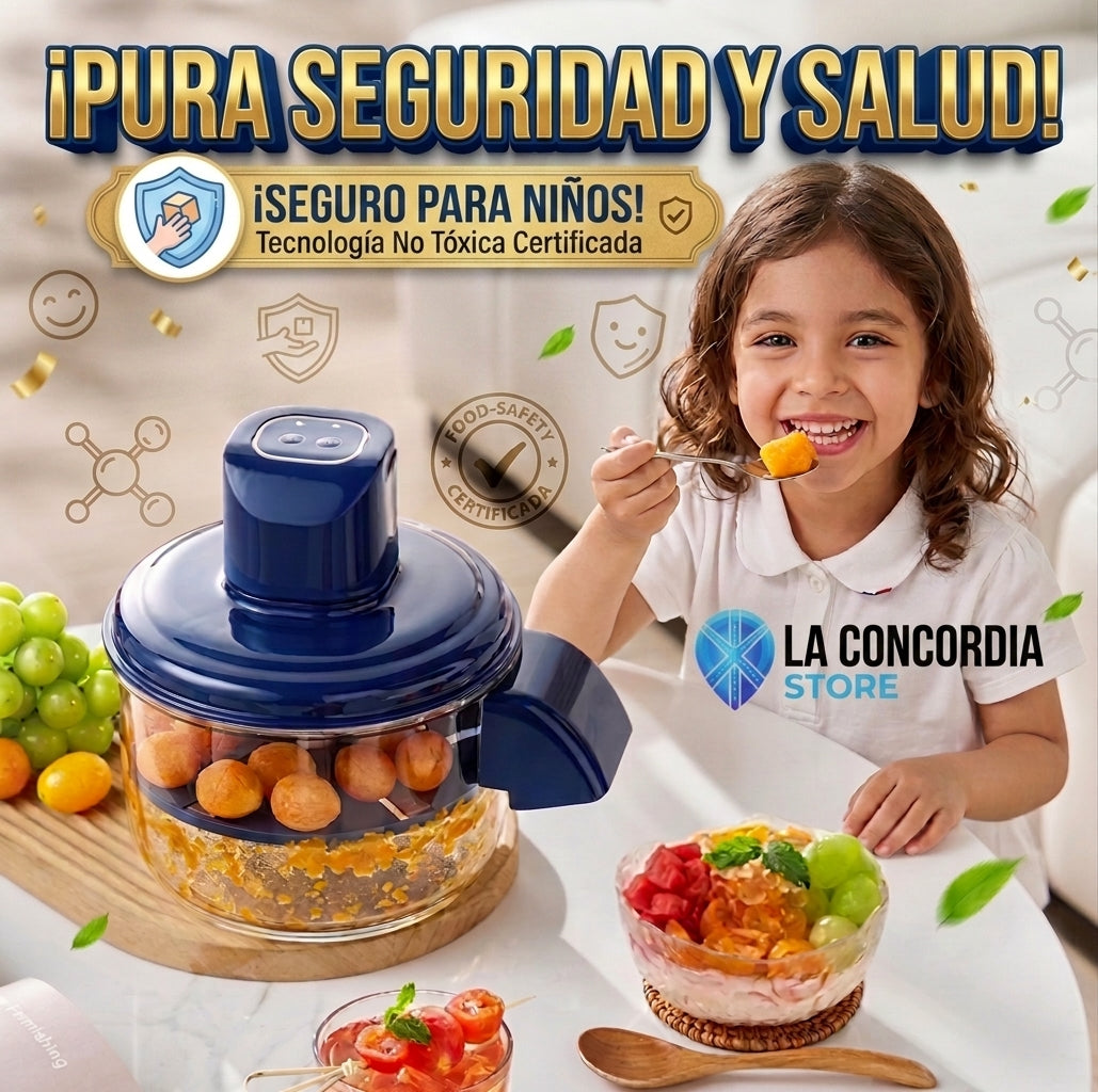 PELADOR ELÉCTRICO AUTOMÁTICO 360° (FRUTAS Y VERDURAS) - RECARGABLE USB