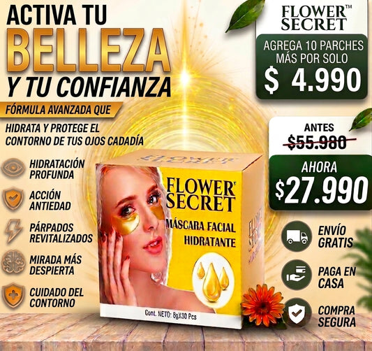 PARCHES DE HIDROGEL DE ORO, PARA OJERAS (30 UNIDADES) - ¡LLEVA 10 UNIDADES MÁS POR SOLO $ 4.990!